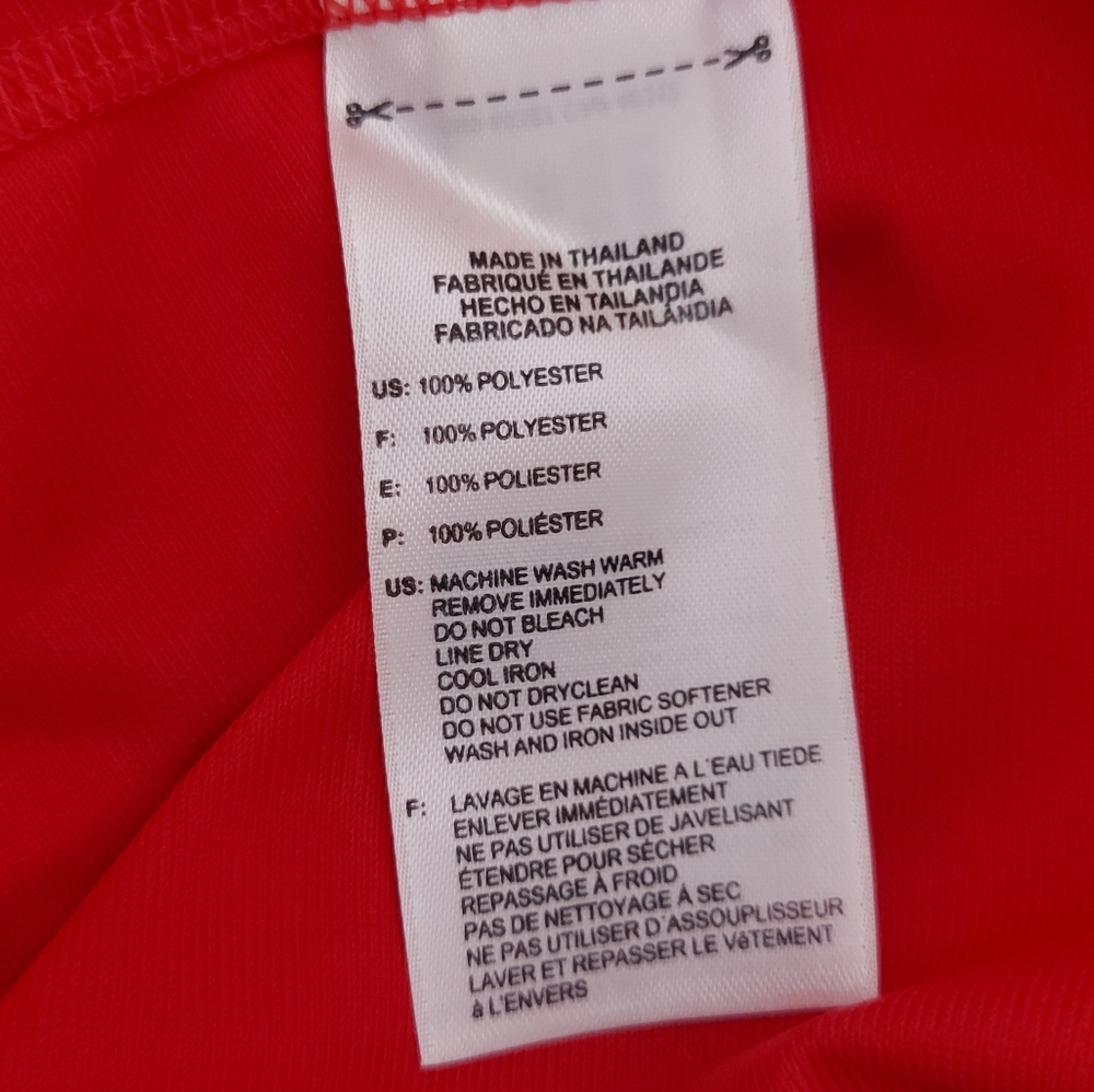 Adidas  shirts size medium jerseys Color red - Picture 2 of 5
